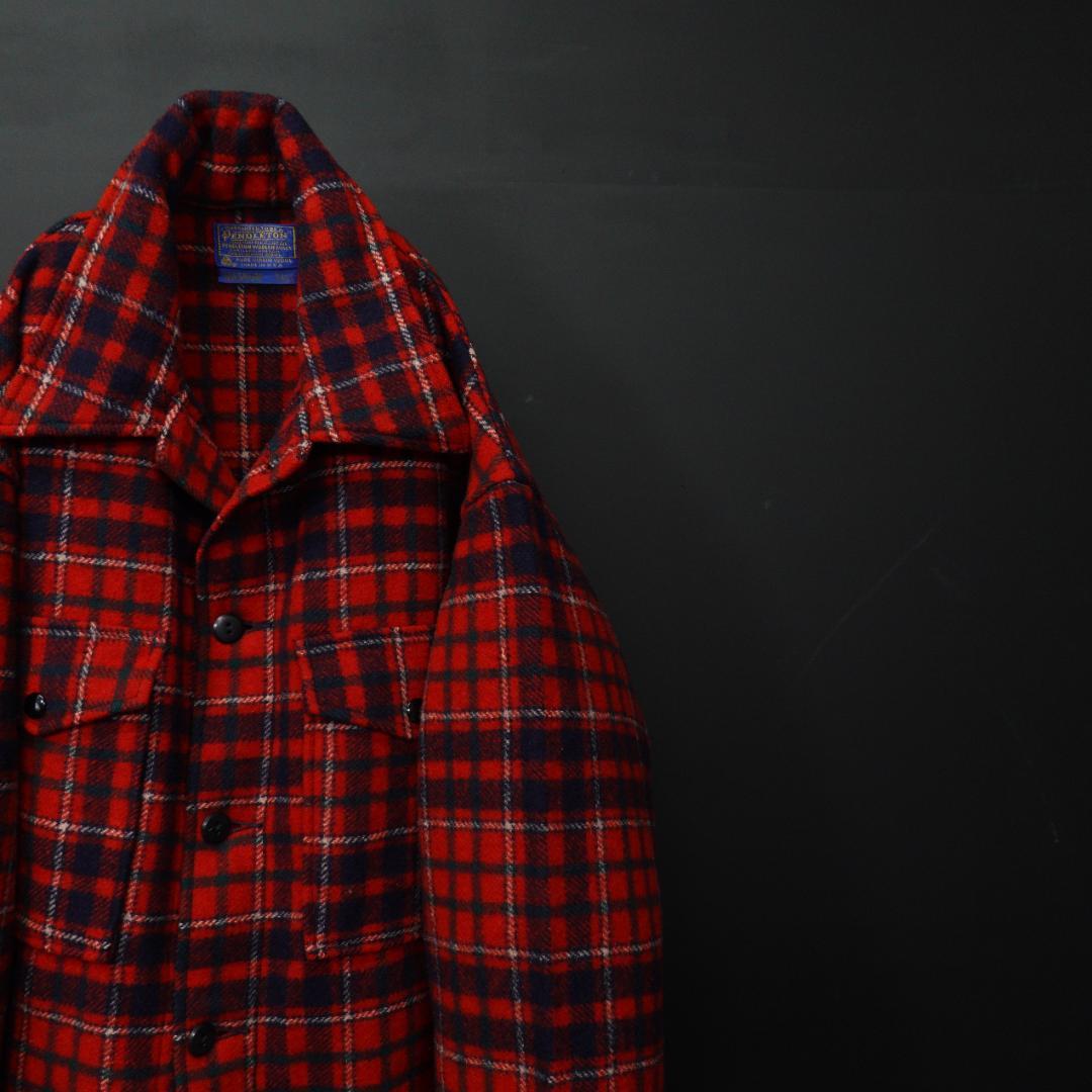 PENDLETON 70s USA製 ウールチェックジャケット TALL