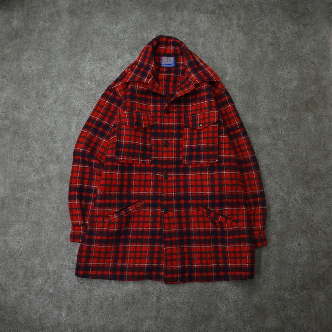 PENDLETON 70s USA製 ウールチェックジャケット TALL