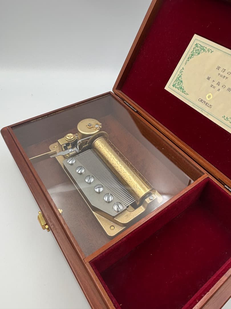 SANKYO ORPHEUS オルフェウス オルゴール 2曲 宝石箱 稼動品