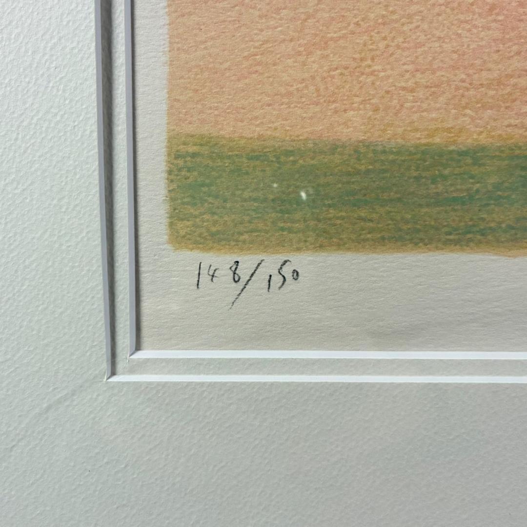 美品 ピエール・ボンコンパン「レモンのある静物」リトグラフ 直筆サイン入 お洒落