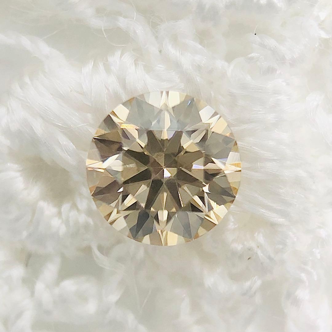 0.298ct Light Brown VS-1 Good ブラウンダイヤルース