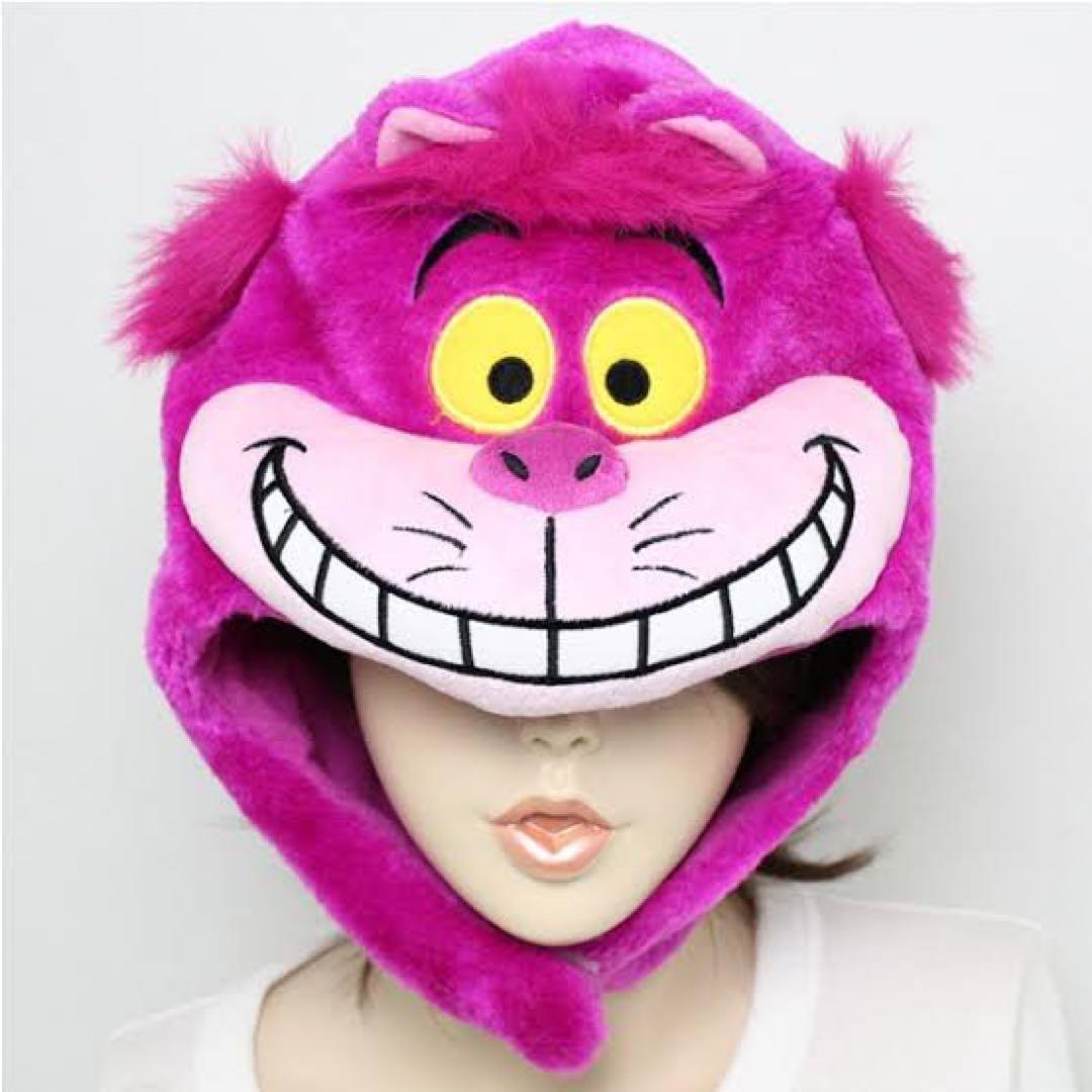 チシャ猫 マフラー ファンキャップ ディズニーチェシャ猫ファン