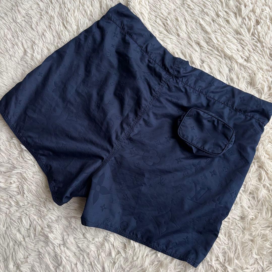 鑑定済) ルイヴィトン 3Dポケット モノグラムボードショーツ