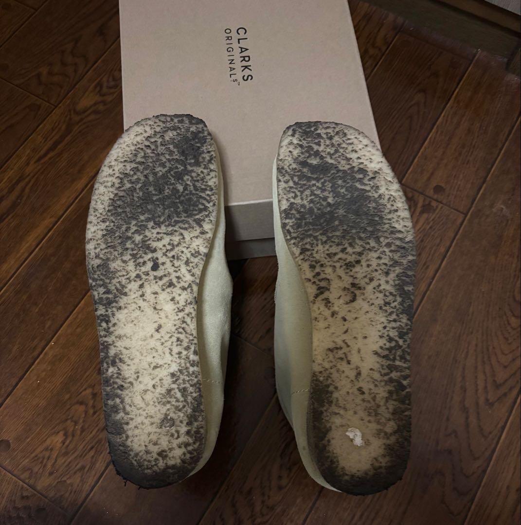 使用回数2回 CLARKS ベージュ ワラビー 28cm