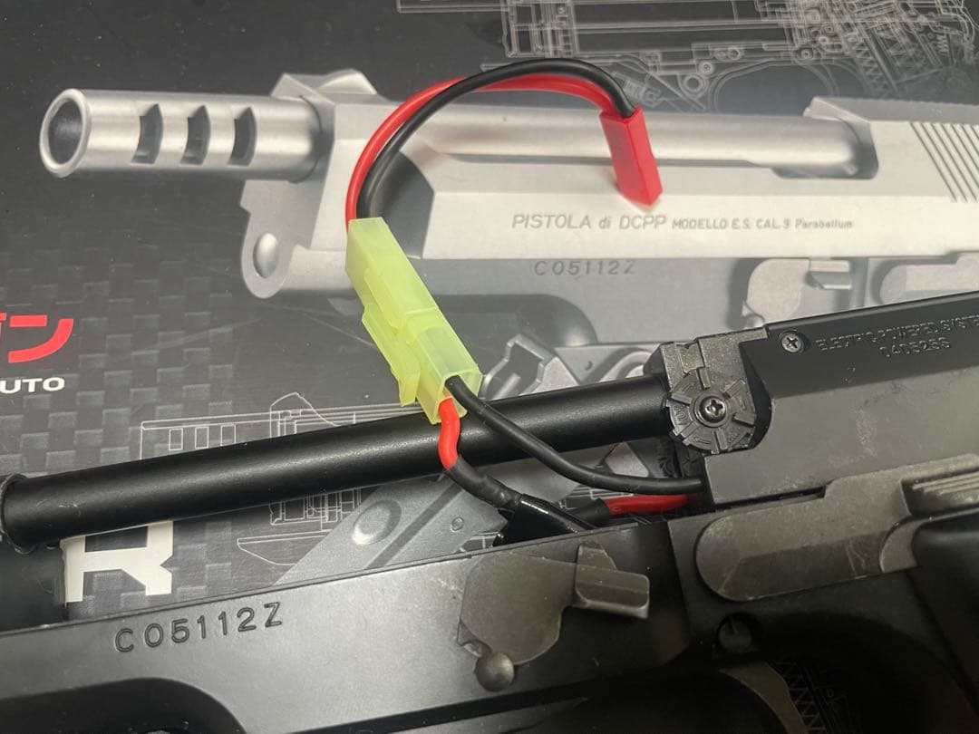 東京マルイ　電動ハンドガン　M93R シルバースライド　リポ化　SBD取付済み