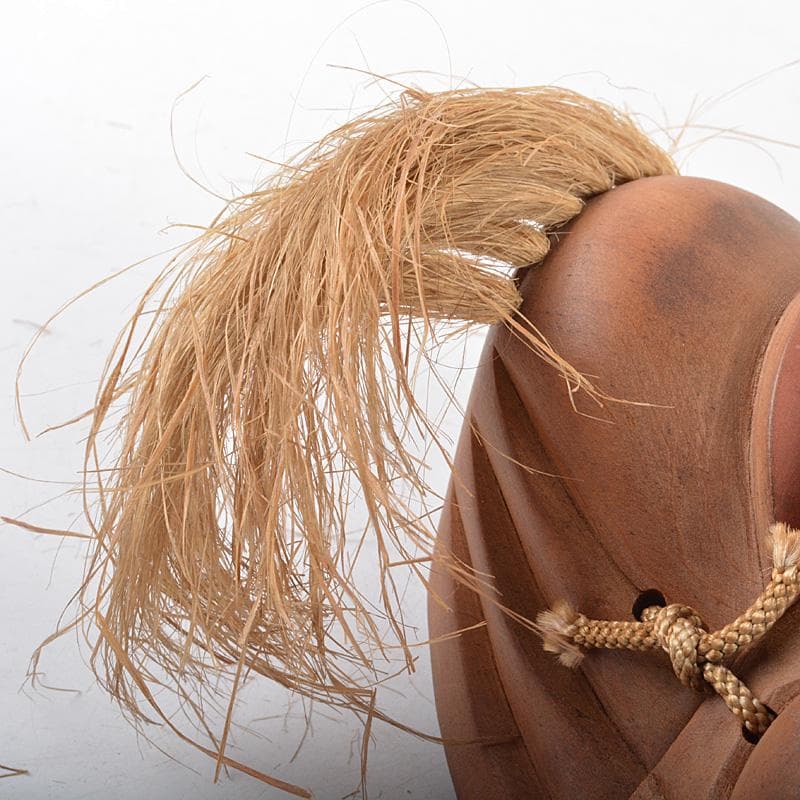 能面 能楽 雅楽 木彫 翁面 楽峰銘 V R5578 - メルカリ