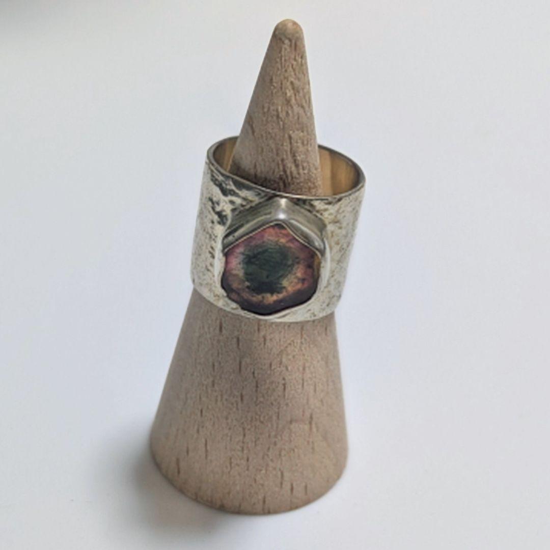 un by Tomoyo yoshida トルマリンリング　シルバー925