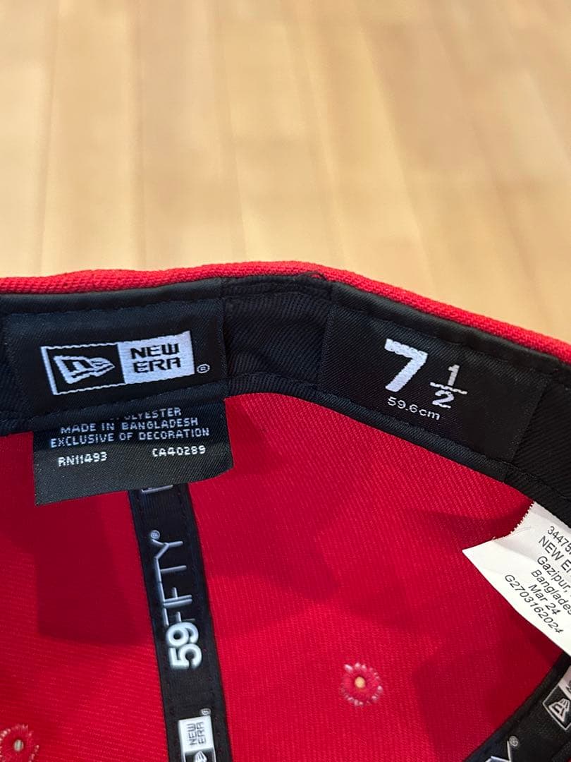 2024Supremeニューエラ 59FIFTY 赤キャップ MLB - メルカリ