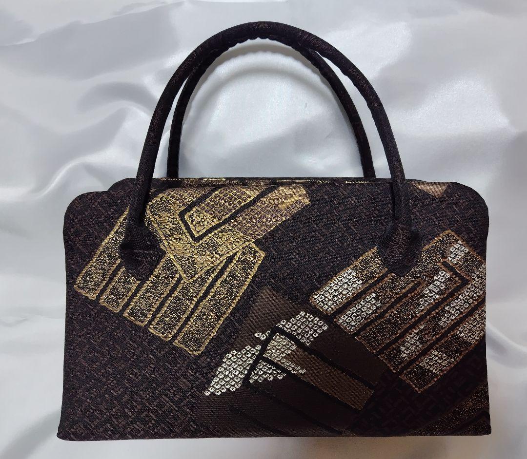 焦茶の源氏香　利休バッグ