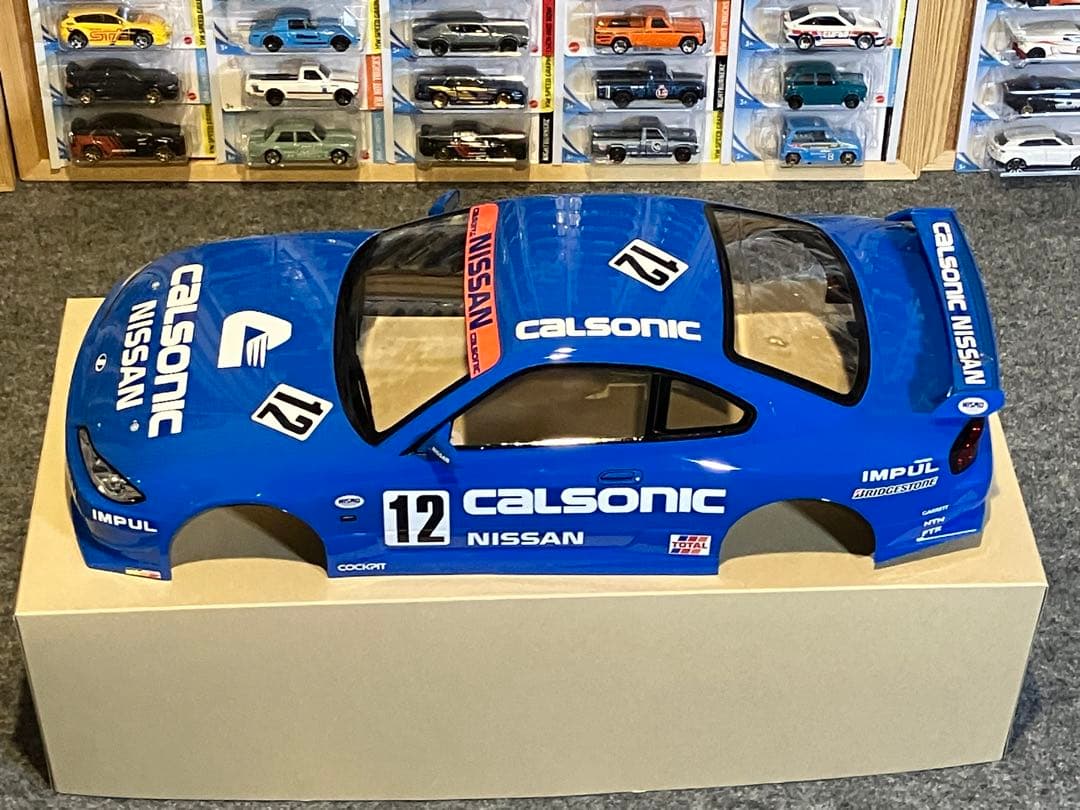タミヤ ラジコン RC 日産シルビアS15 塗装済スペアボディ ブルー