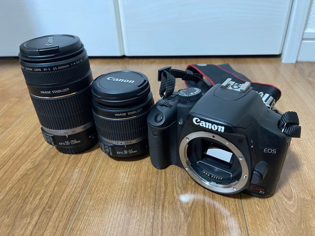 Canon EOS Kiss X2 レンズ2本付き