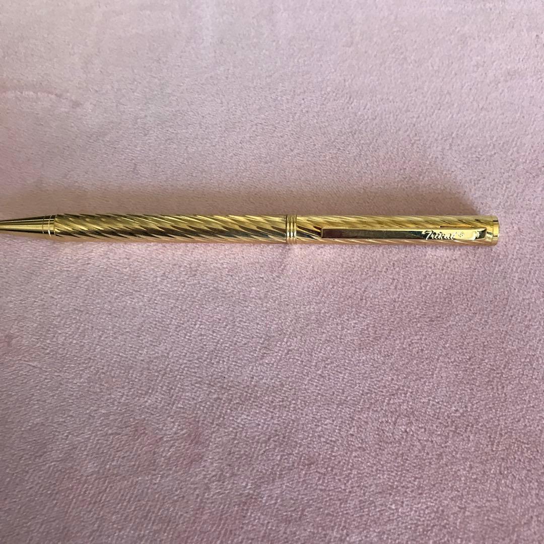 ブランド不明　ゴールド　ボールペン CROSS クロス ボールペン ベイリーライト ゴールドプレート NAT0742