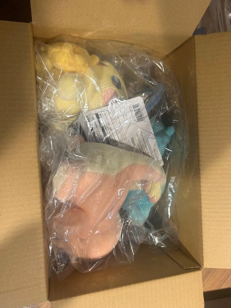 ポケセン　ぬいぐるみLittle Daydream ゴンベ&ピチュー&ヒトカゲ