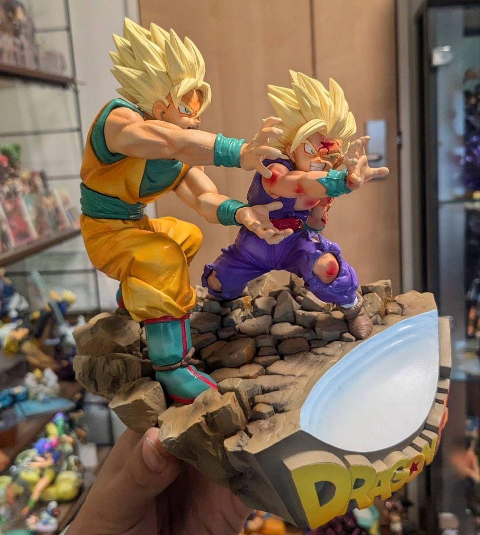 国内正規品 リペイント ドラゴンボール フィギュア 親子かめはめ波 プルーヴィー