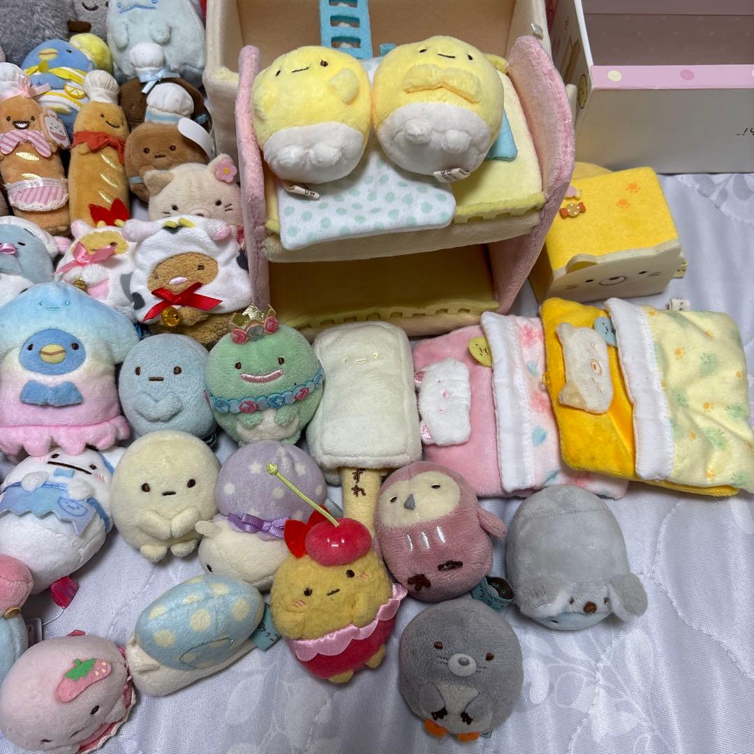 ☆すみっコぐらし ぬいぐるみ 未使用 使用済あり タグ付き有 サンエックス 手乗