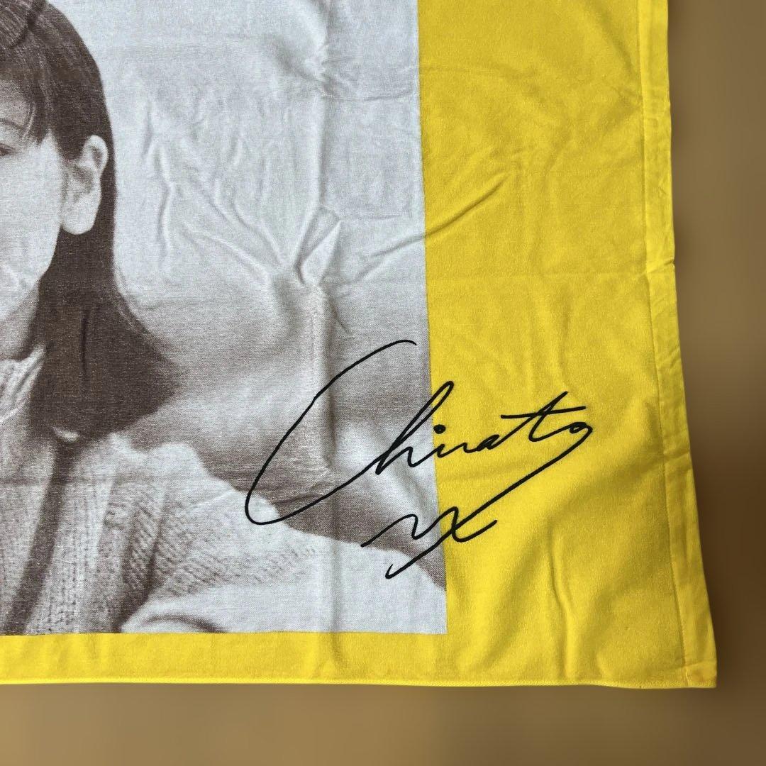 森高千里バスタオルMeiji Chisatoサイン入り - メルカリ