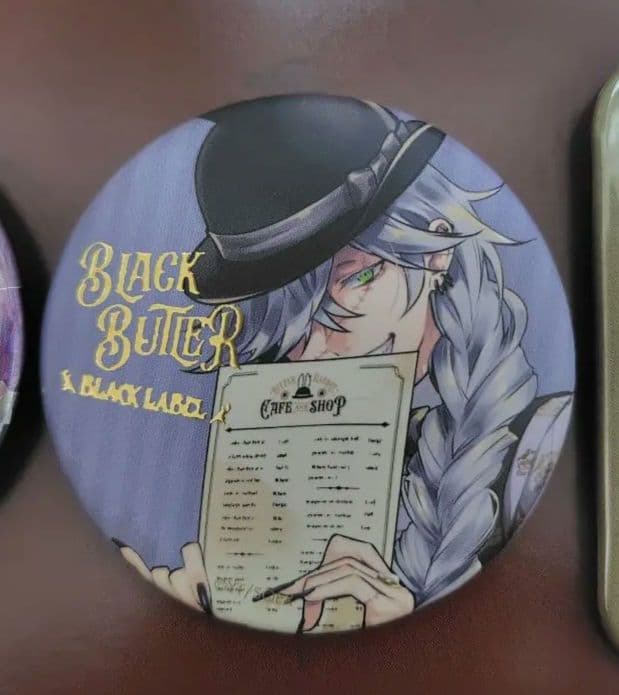 黒執事 Black Label アンダーテイカー 葬儀屋 缶バッジ M1098