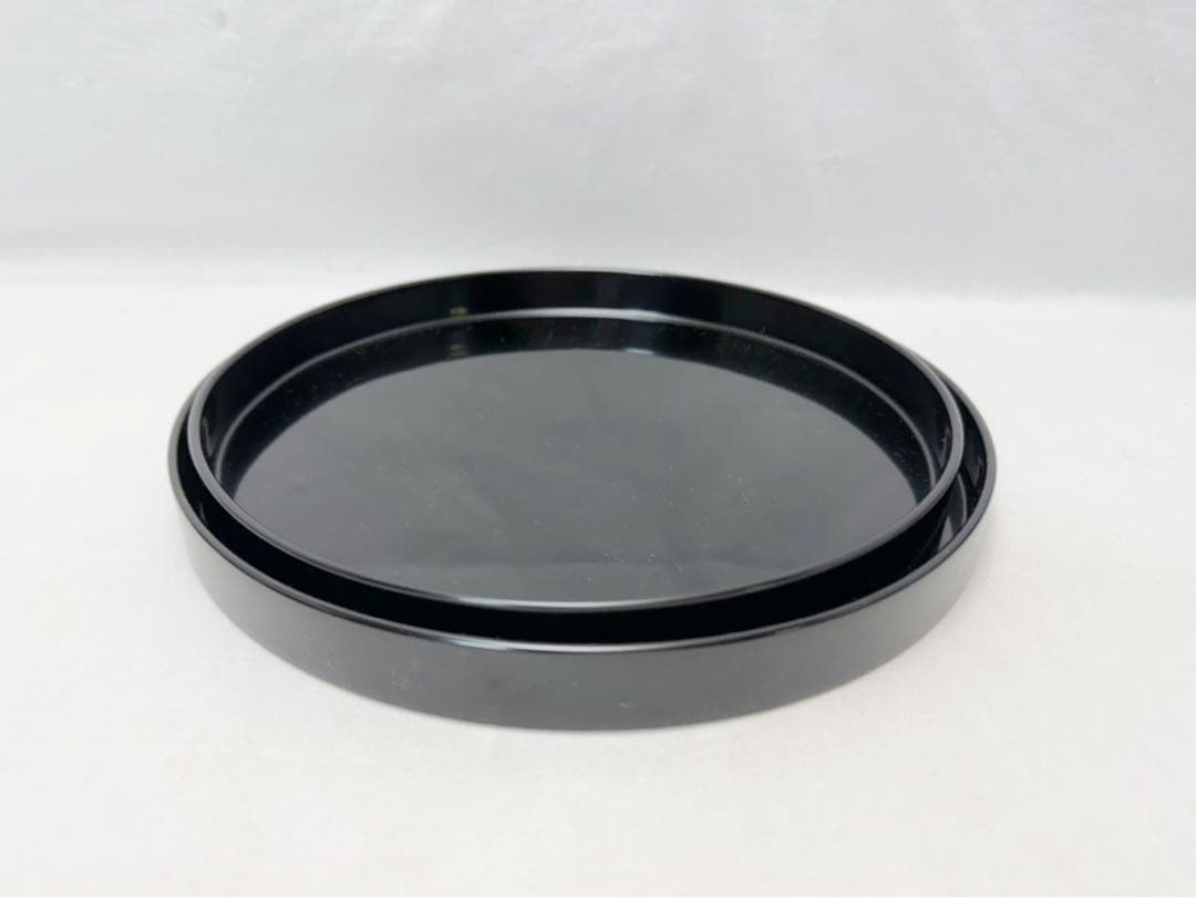 ほぼ未使用 塗師 久世宗春造 懐石道具一揃揃 木製黒真塗