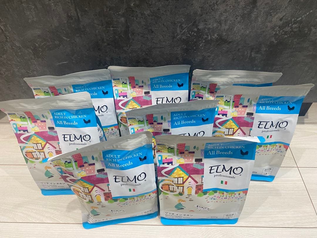 ELMO アダルト リッチインチキン　800g 8袋 ELMO(エルモ) (リッチ イン チキン)成犬用ドッグフード800g ×8 ELMO