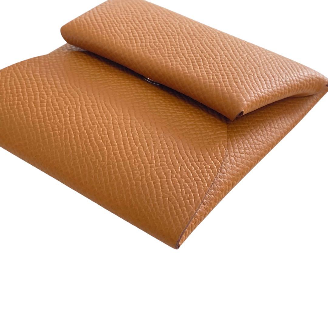 【未使用】HERMES エルメス バスティア ケース W刻 ゴールド