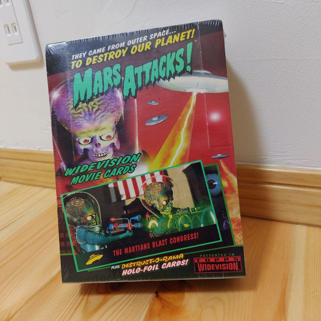 【未開封・シュリンク付き】映画マーズアタックカードゲーム　未開封BOX