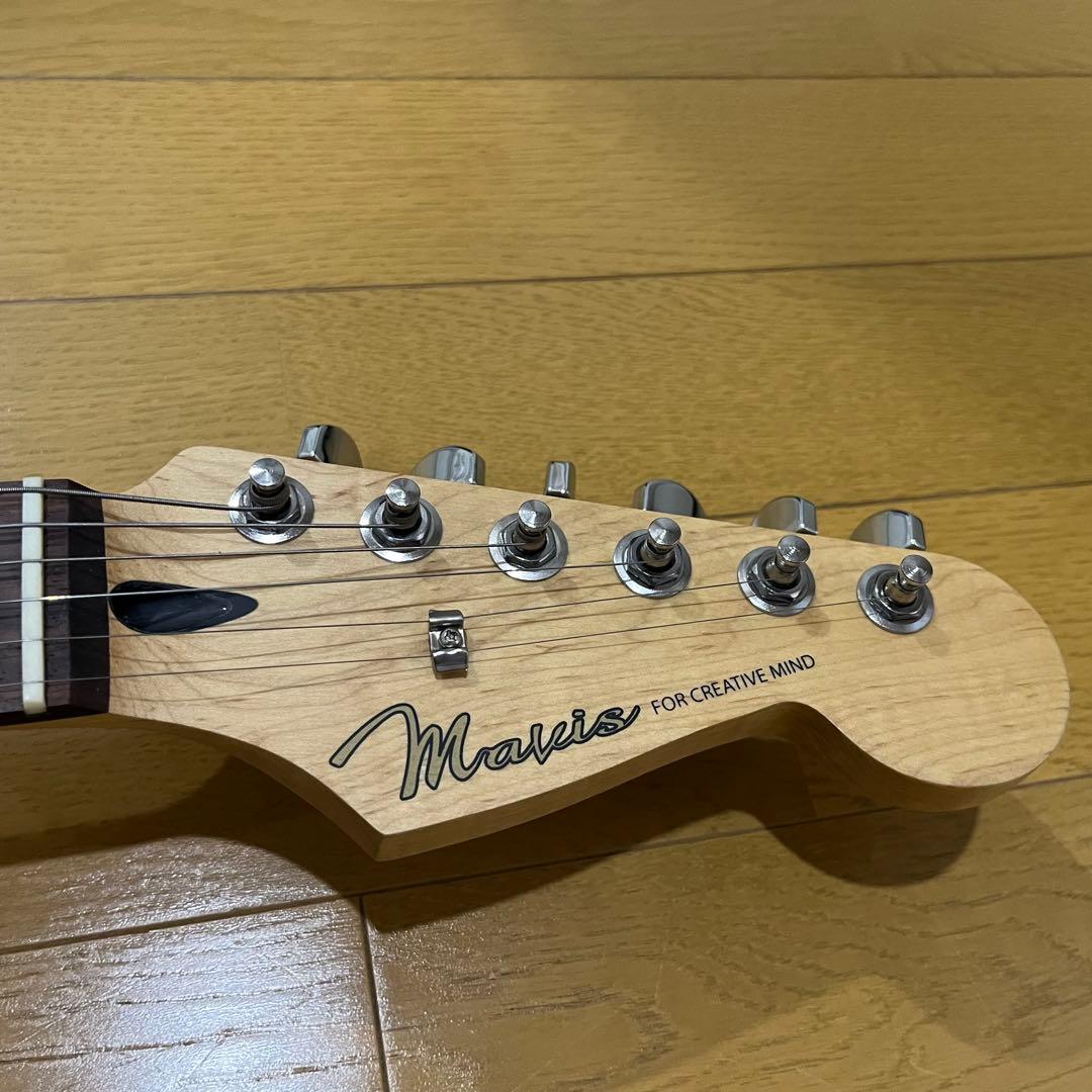 オシャレ Mavis メイビス エレキギター ソフトケース付き オシャレ