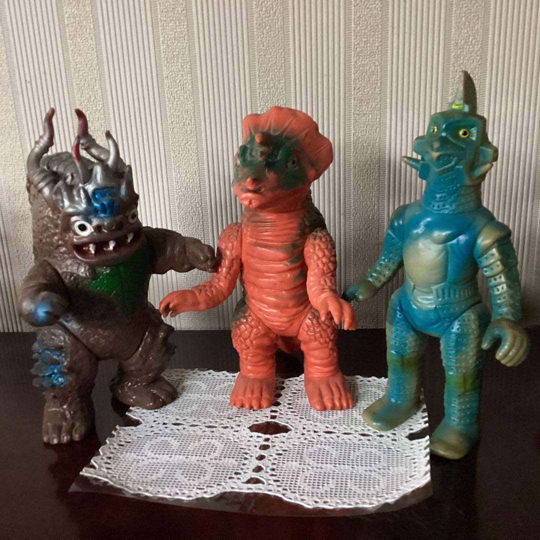 ブルマァク カプセル怪獣3体セット　ウインダム＆ミクラス＆アギラ　昭和当時物