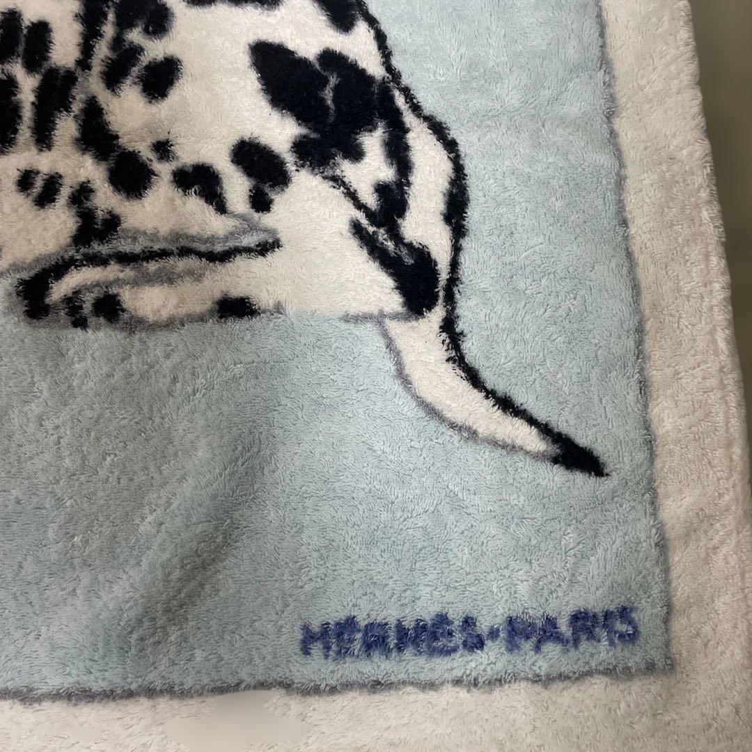 HERMES-PARIS ダルメシアン バスマット、ビーチマット