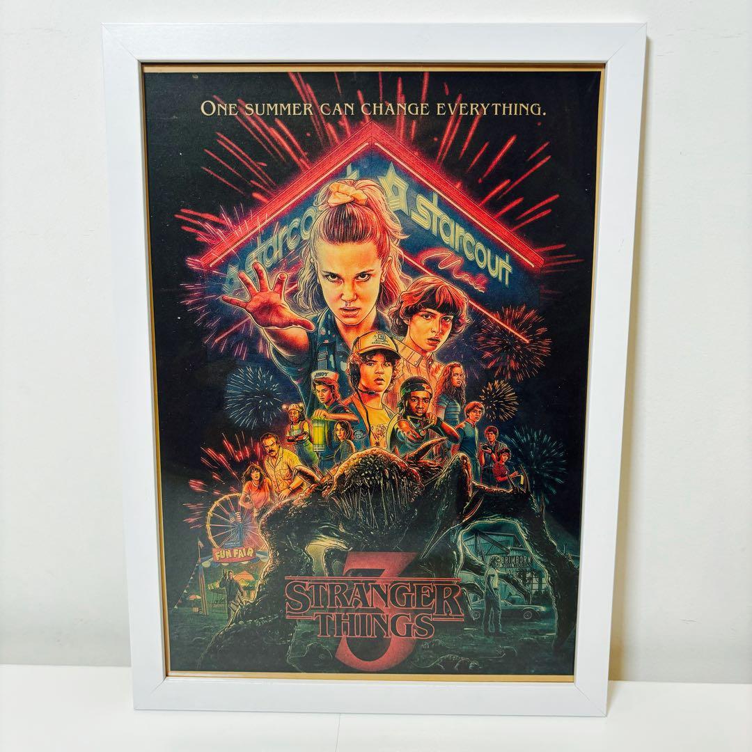 白額付きポスター】ストレンジャー シングスStrangerThings③(新品