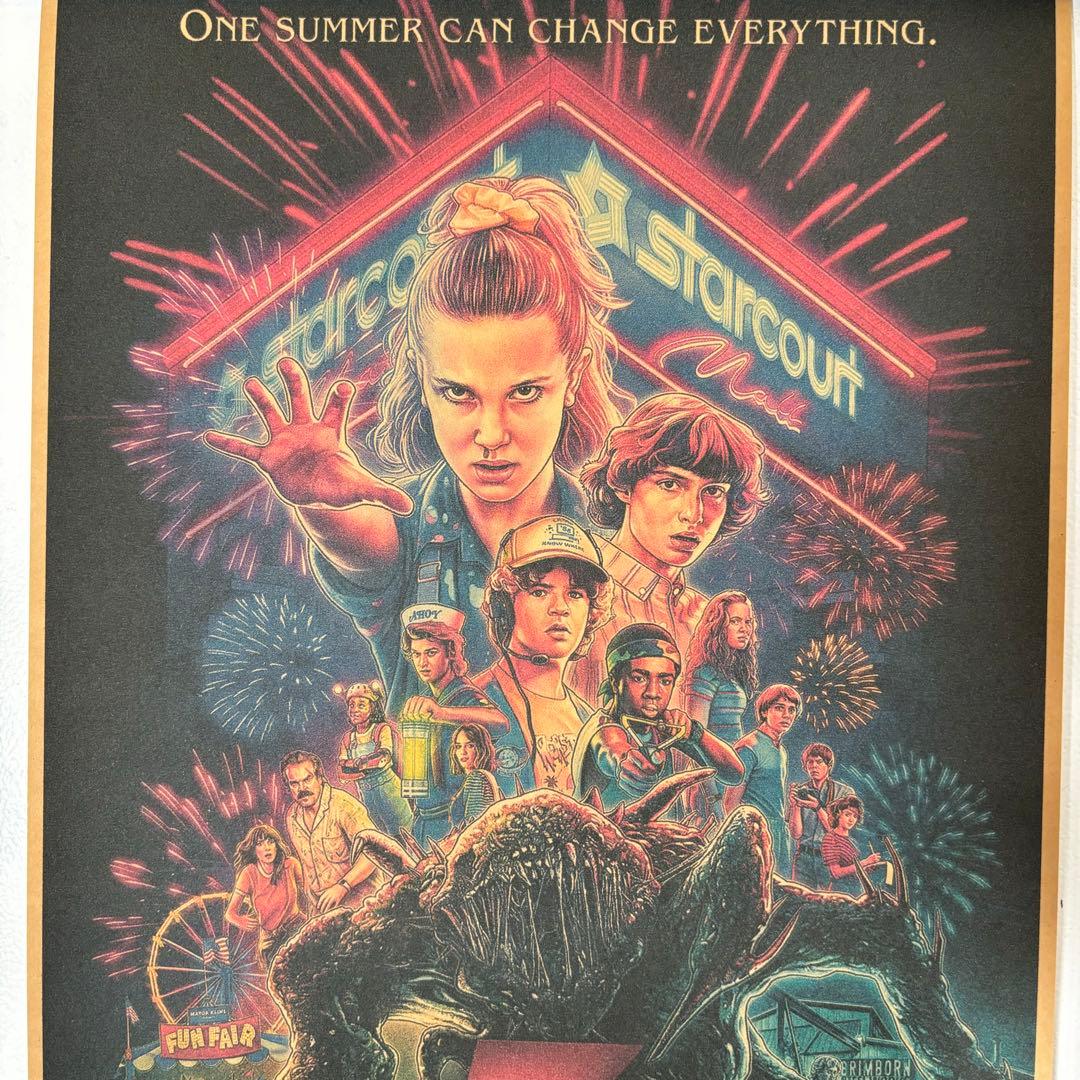 白額付きポスター】ストレンジャー シングスStrangerThings③(新品