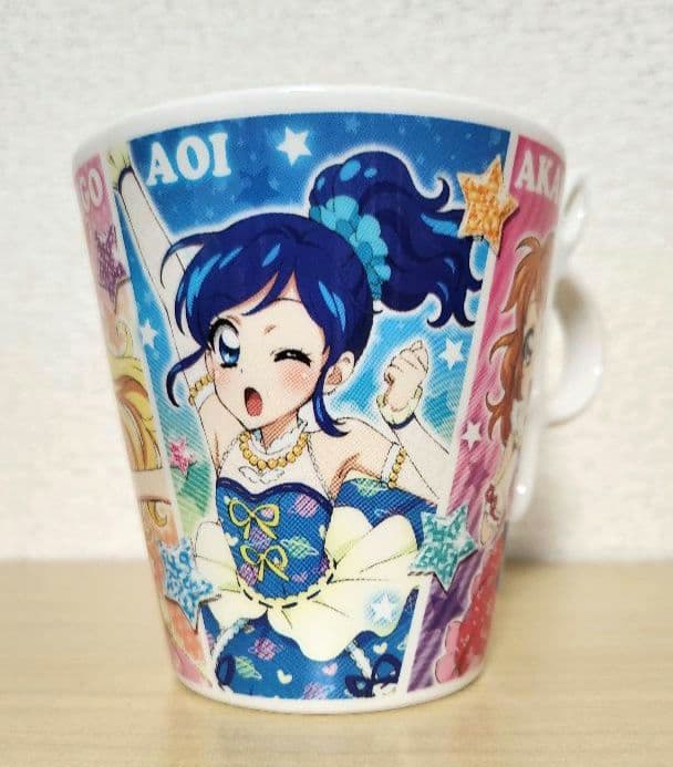 激レア】劇場版アイカツ音符マグカップ星宮いちご、霧矢あおい