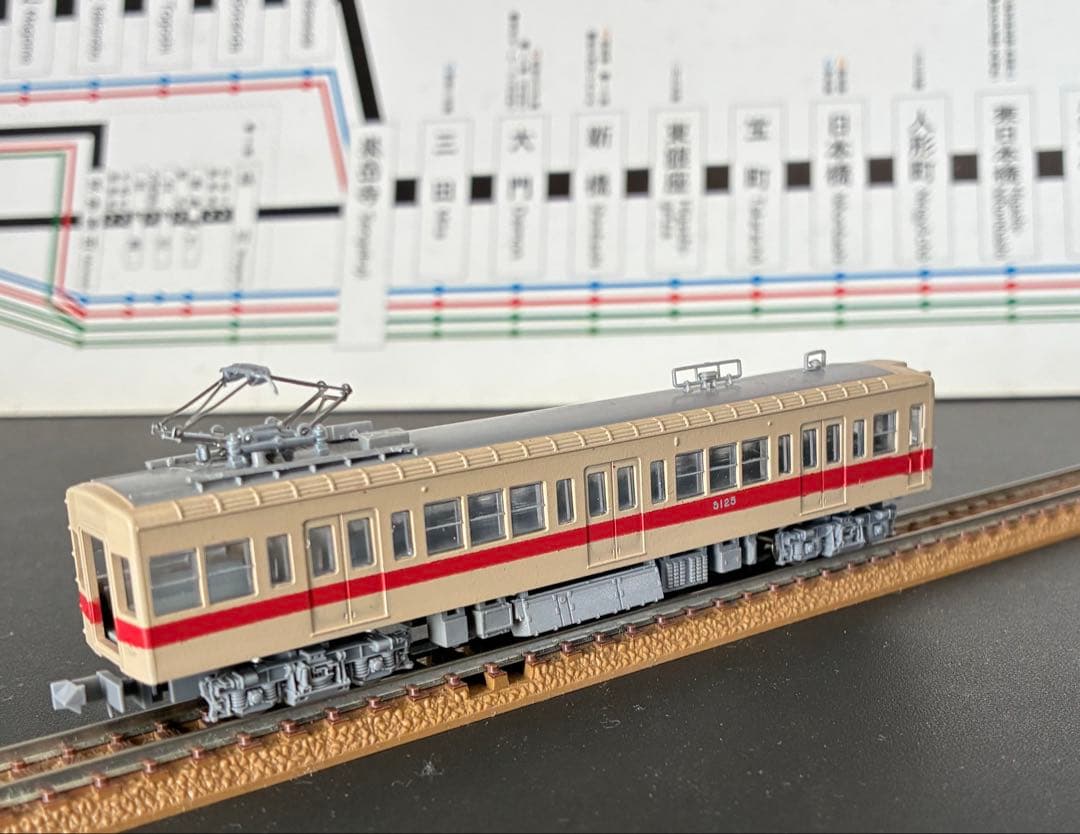 管理番号1706 都営5000形 Nゲージ 未塗装キット素人組立品4両