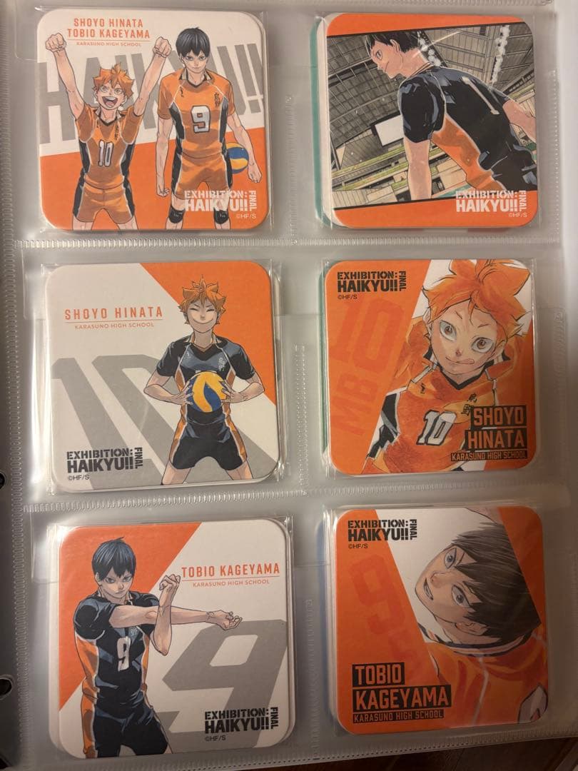ハイキュー!! ハイキュー展 コースターBOX 第5弾 原画展 特典 48枚