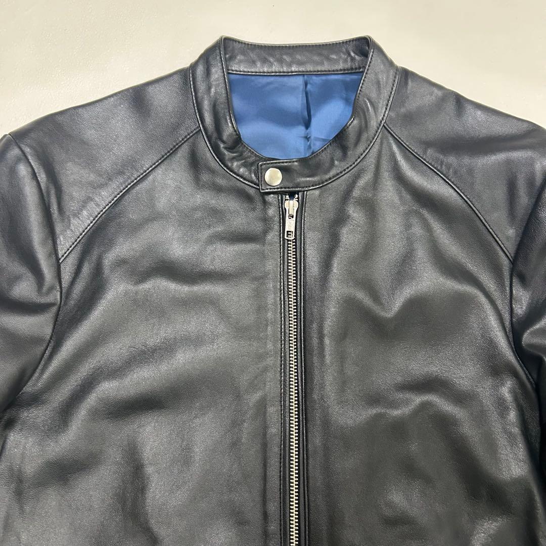 羊革 シングルライダース 黒 THE SHOP TK ラムレザージャケット