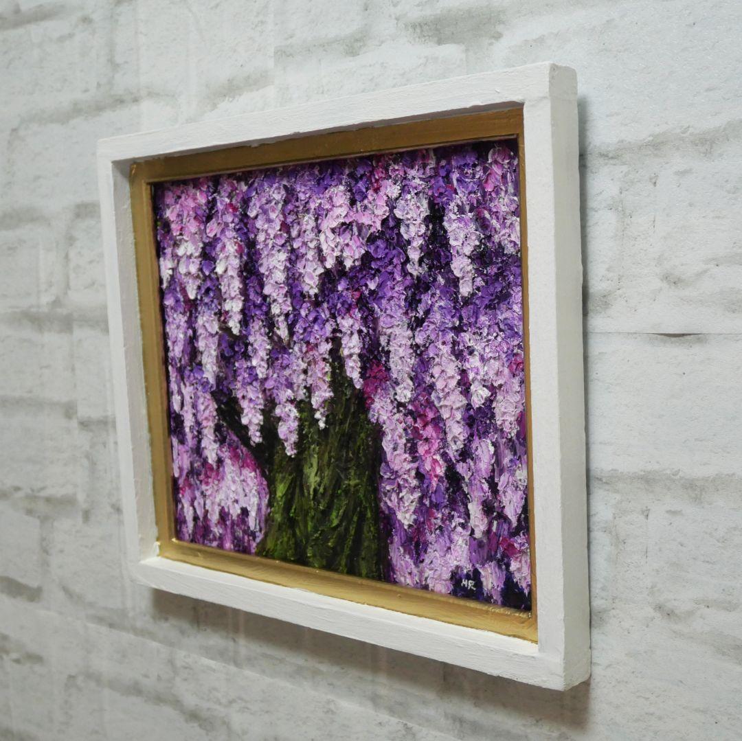 油絵 油彩 油彩画 絵 絵画 【藤】