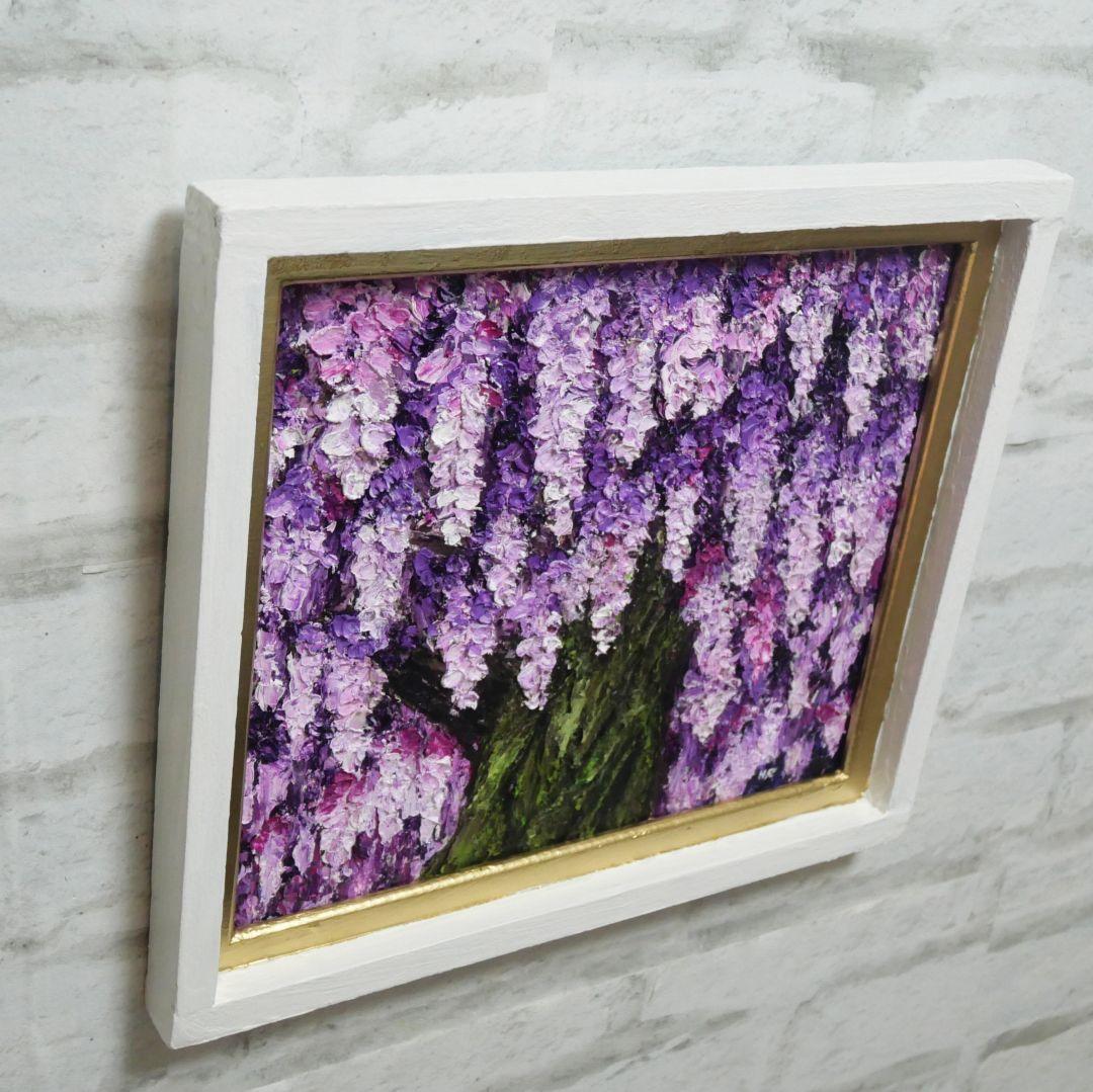 油絵 油彩 油彩画 絵 絵画 【藤】