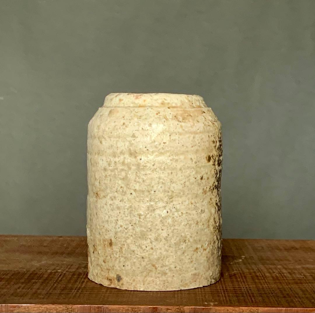 自然釉花入 花器 信楽 穴窯 薪窯 窯変 緋色 焼き締め フラワーベース