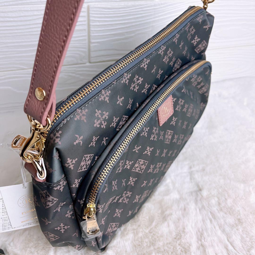 新品タグ付き☆russet ラシット ショルダーバッグ ナイロン グレージュ
