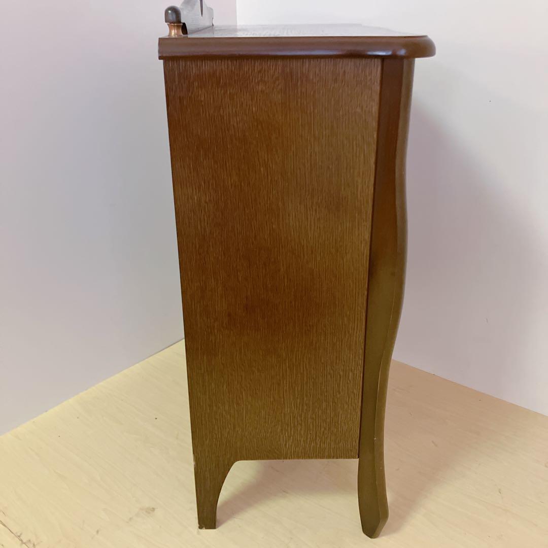 HIKARI アンティーク調 サイドキャビネット サイドチェスト 電話台