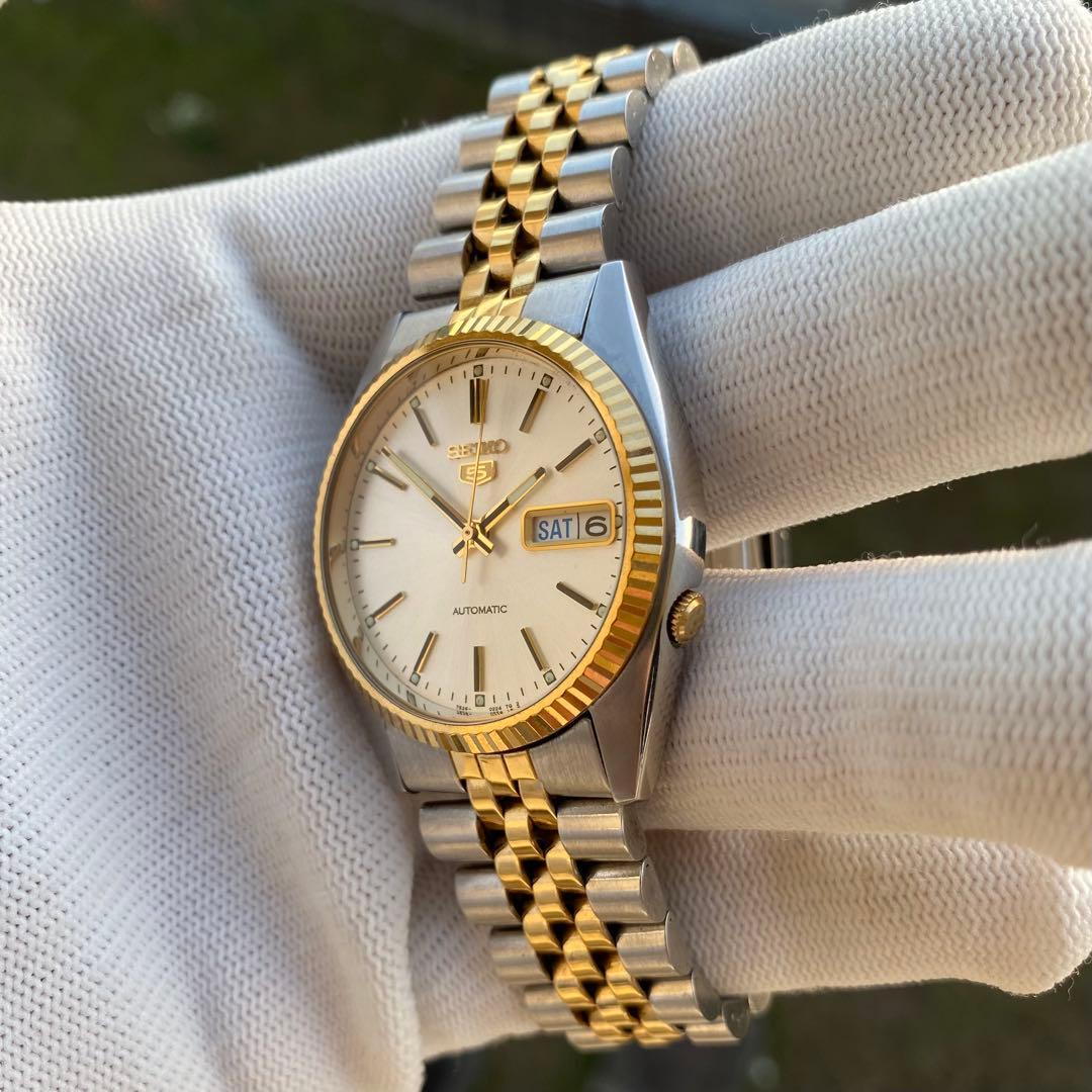 SEIKO 5 自動巻き 7s26-0500セイコーファイ。
