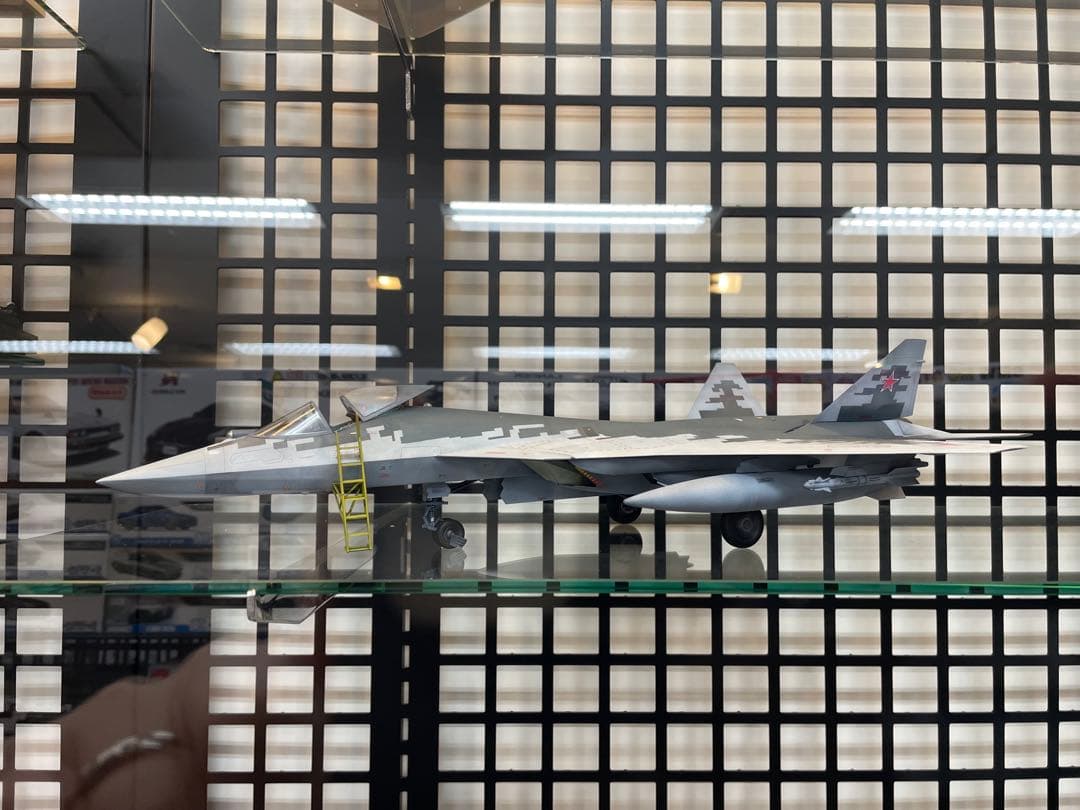 完成塗装品】1/48 ズベズダ Su-57 フェロン