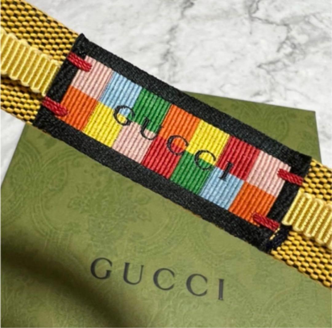 ☺*️様 GUCCI カチューシャ イエロー