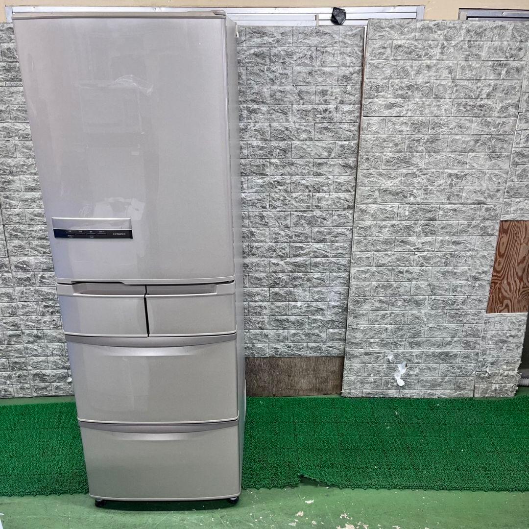 629日立　大型冷蔵庫　415L　400L強　家庭用　自動製氷　右開き　半年保証