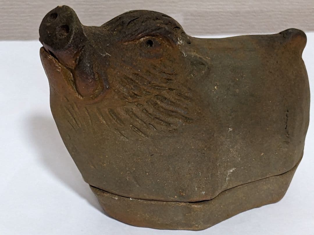 ♦亥 香合 作家物 茶道具 香道具 香 コレクション 骨董品 アンティーク