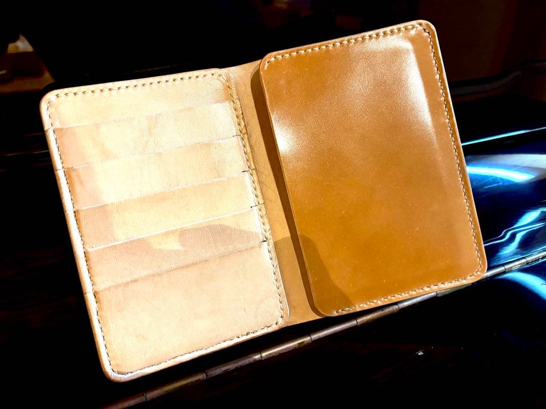 レーデルオガワ　コードバン　トラベルウォレット　パスポートケース