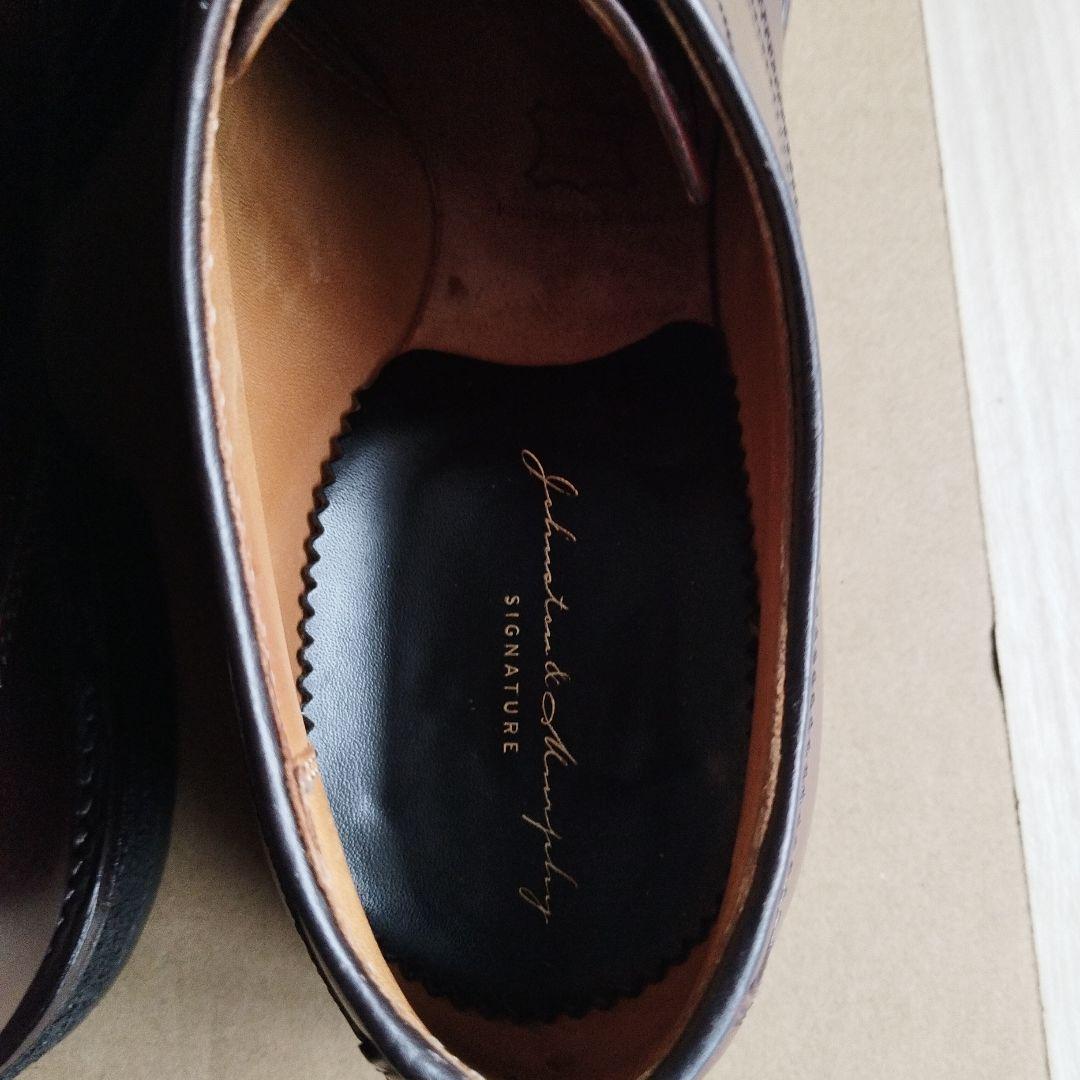 ジョンストン＆マーフィー　バーガンディ　コードバン使用‼️　ドレスアップシューズ