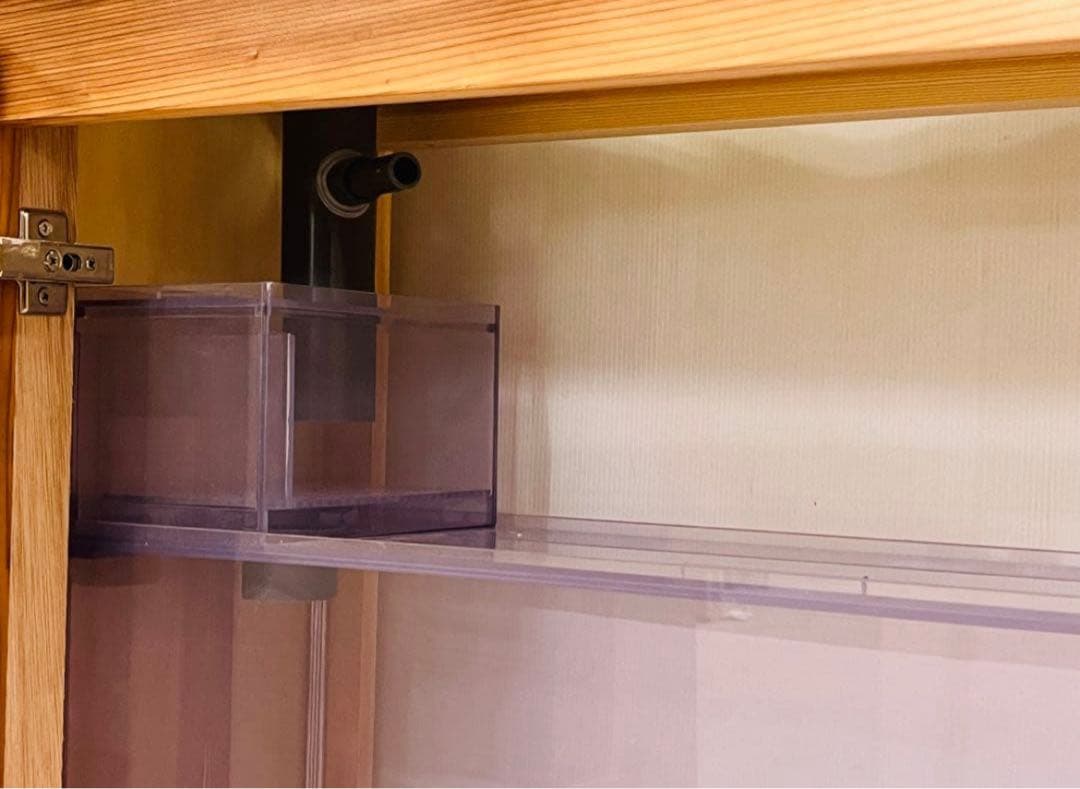 1セット限定 1200x300x300㎜オールガラスオーバーフロー水槽 セット