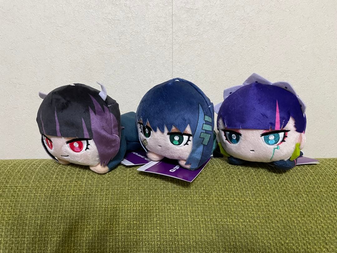 ずっと真夜中でいいのに。寝そべりぬいぐるみコンプリート3体セット　ニラちゃん