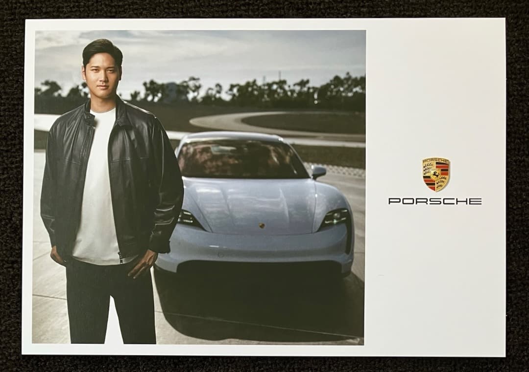 新品非売品）大谷翔平選手 ポルシェPORSCHEアンバサダー就任記念カード