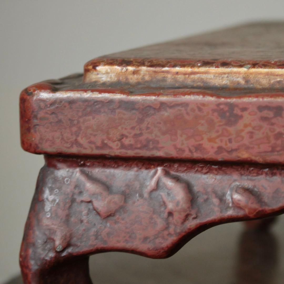 漆器 花台 卓 香炉台 古美術 古道具 アンティーク 中国美術